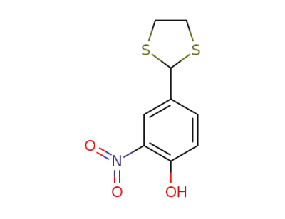 4-[1,3]dithiolan-2-yl-2-nitro-phenol
